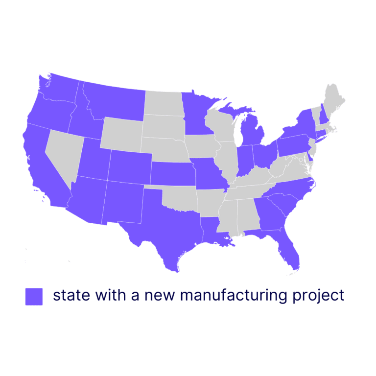 Map-of-the-US-with-new-manufacturing-project