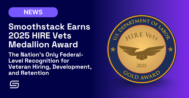 Smoothstack Earns 2025 HIRE Vets Medallion Award
